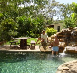 Swimming pool at Milkwood Lodge