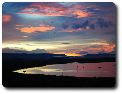 Sunset over Cooktown