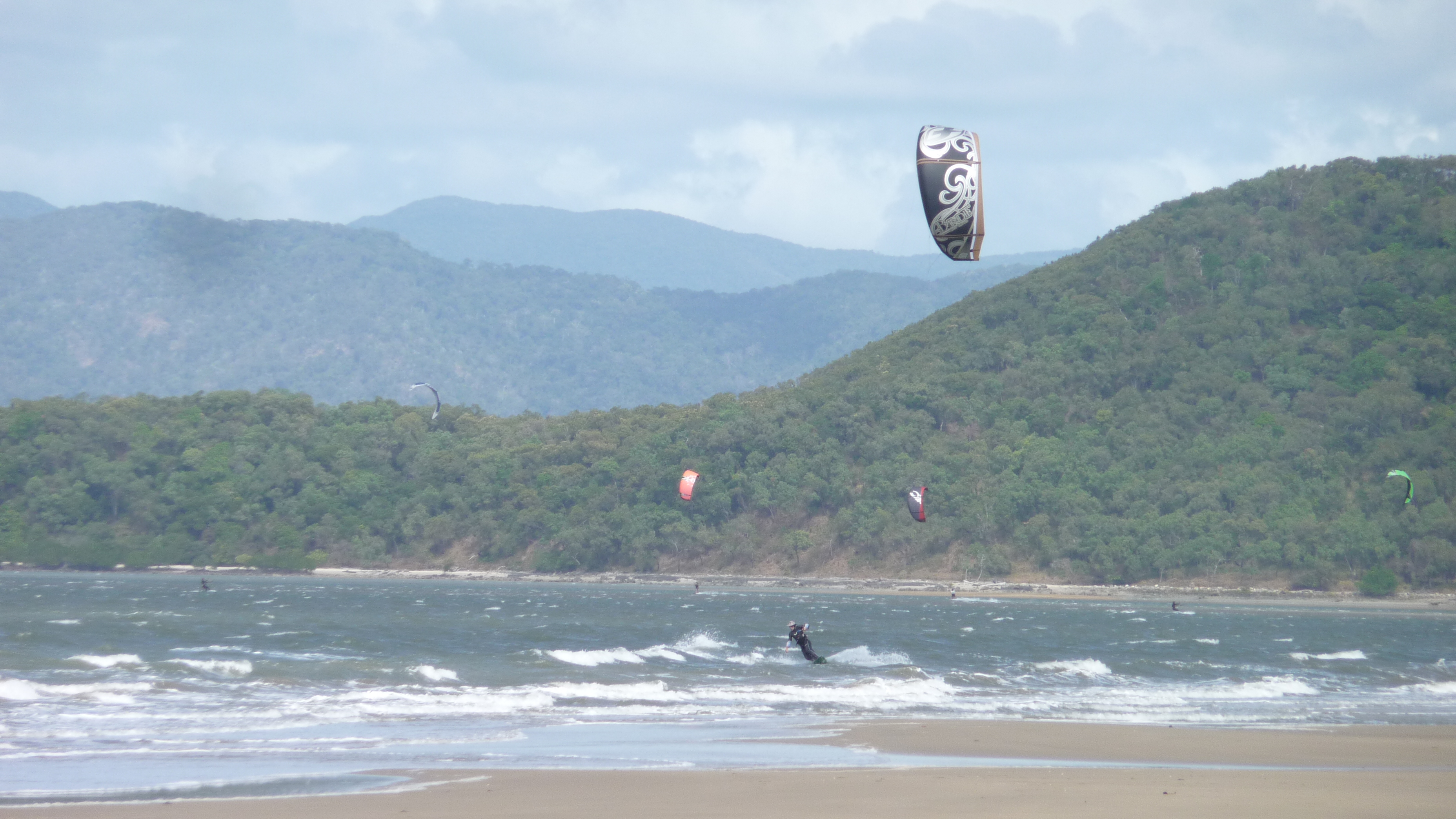 Kitesurfing near Cooktown