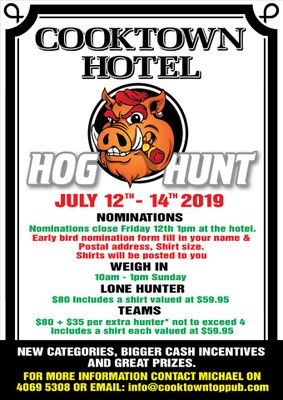 Hog Hunt 2019 Poster
