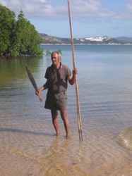 Eddie Deemal at Elim Beach