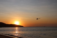 Punsand Bay Helicopter Sunset