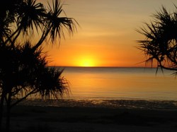 Campground sunset